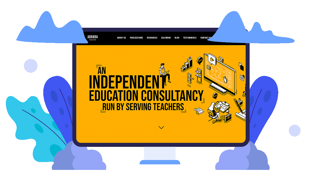 Adhara Education homepage