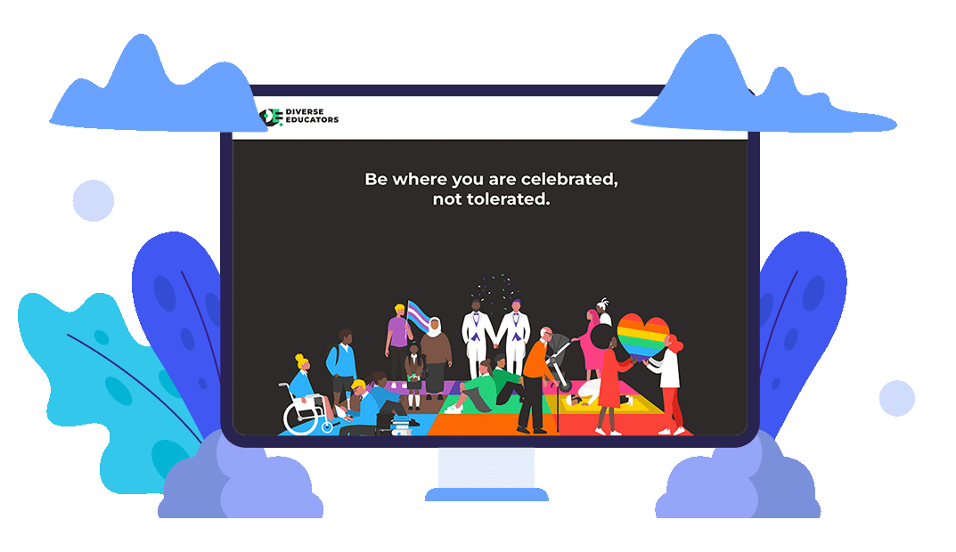 Diverse Educators website homepage