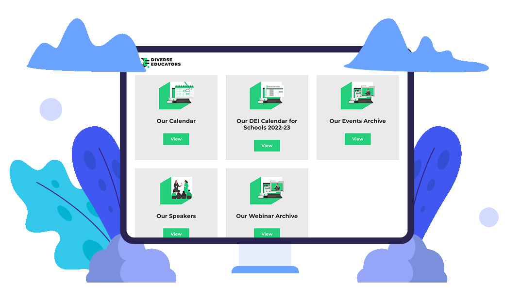 Diverse Ed Events webpage